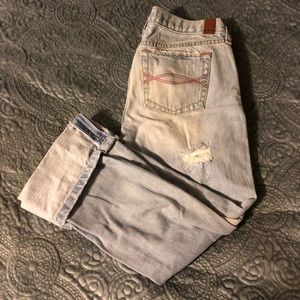 Abercrombie & Fitch Cuffed Capri Jeans